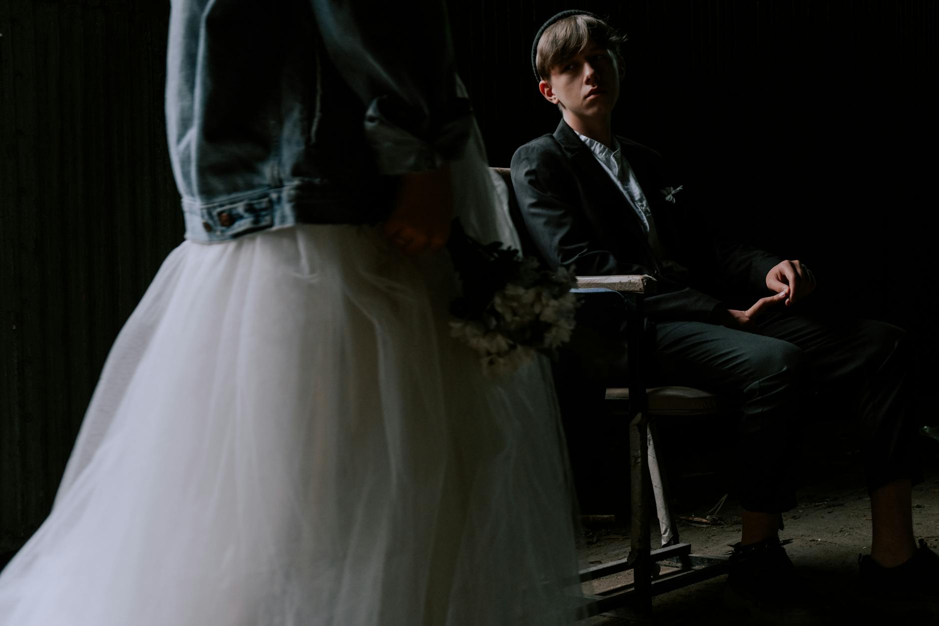 Lachen zwischen den Zeremonien